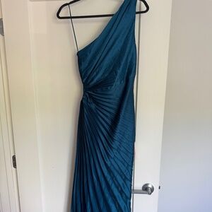 Dress forum nwt pleated dress size 0 turquoise